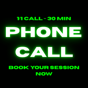 1:1 Phone Call - 30 Minutes